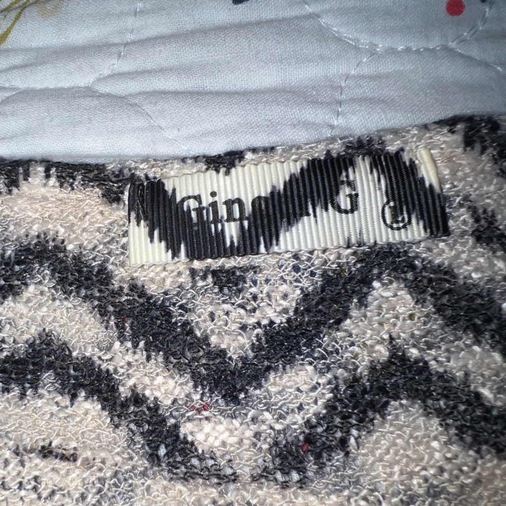 Ginger G Tribal Print Lightweight Sweater Size Large Pullover Brown & Beige - Picture 8 of 10